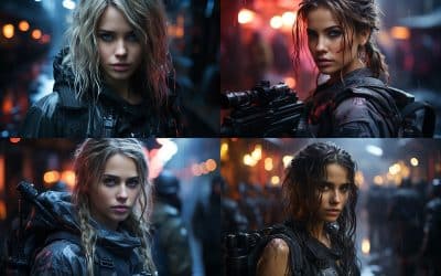 Stunning Cyberpunk Female