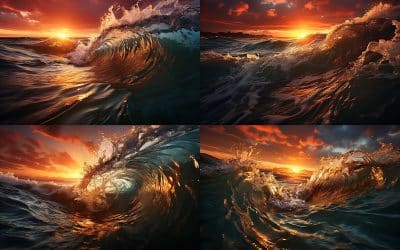 Wild Storm at Sea