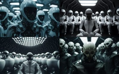 Sci-fi Space Astronauts